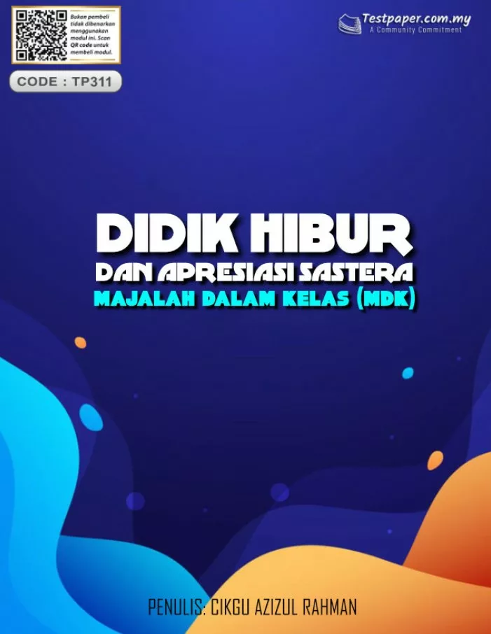 Nota Didik Hibur dan Apresiasi Sastera Majalah Dalam Kelas