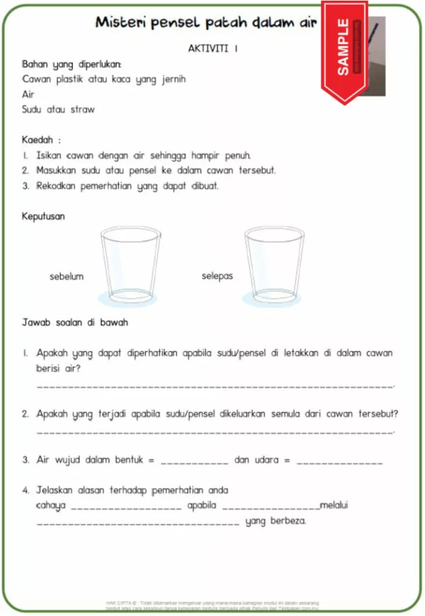 Nota PDPR Sains Bab Cahaya Tahun 4