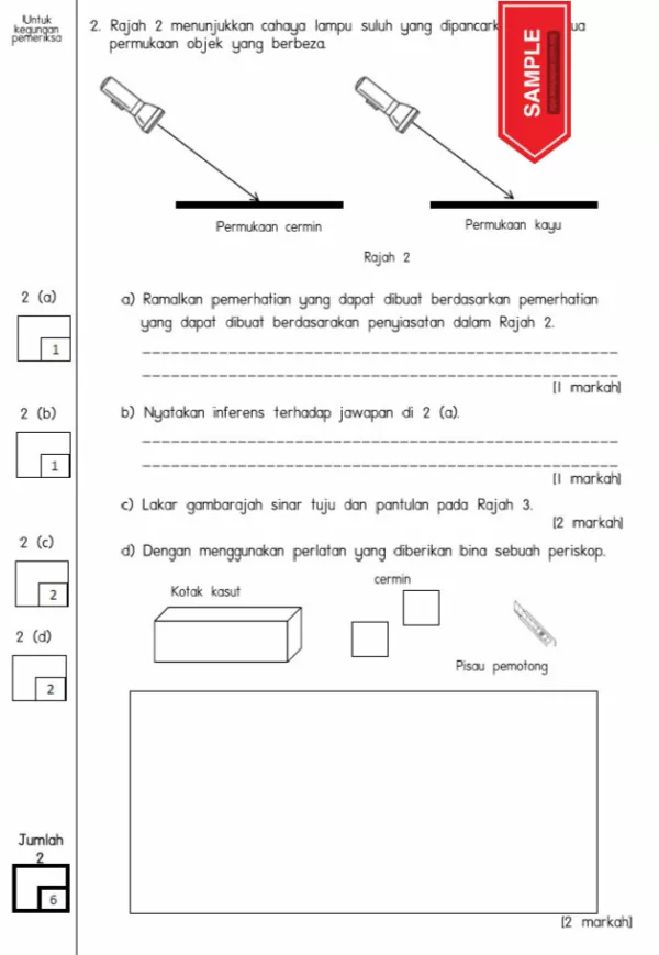 Nota PDPR Sains Bab Cahaya Tahun 4