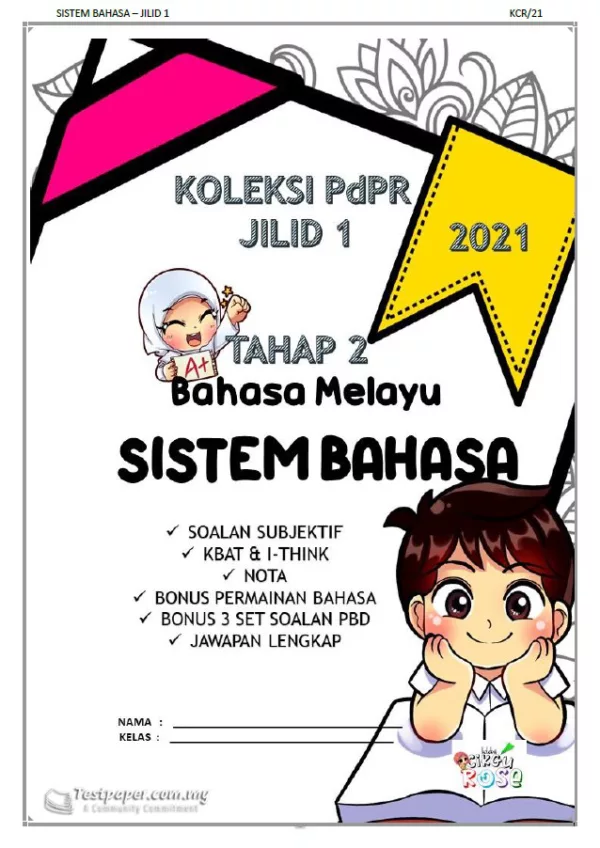 Soalan Latihan BM Tahap 2 PBD 2021