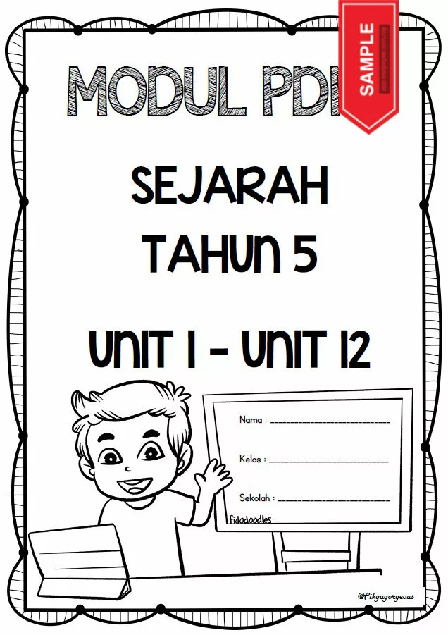 Soalan Latihan Topikal Sejarah PBD PDPR Tahun 5 Unit 1-12