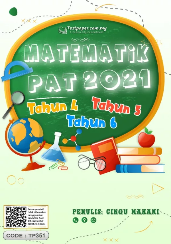 Soalan Ujian Akhir Tahun Matematik Tahap 2 2021