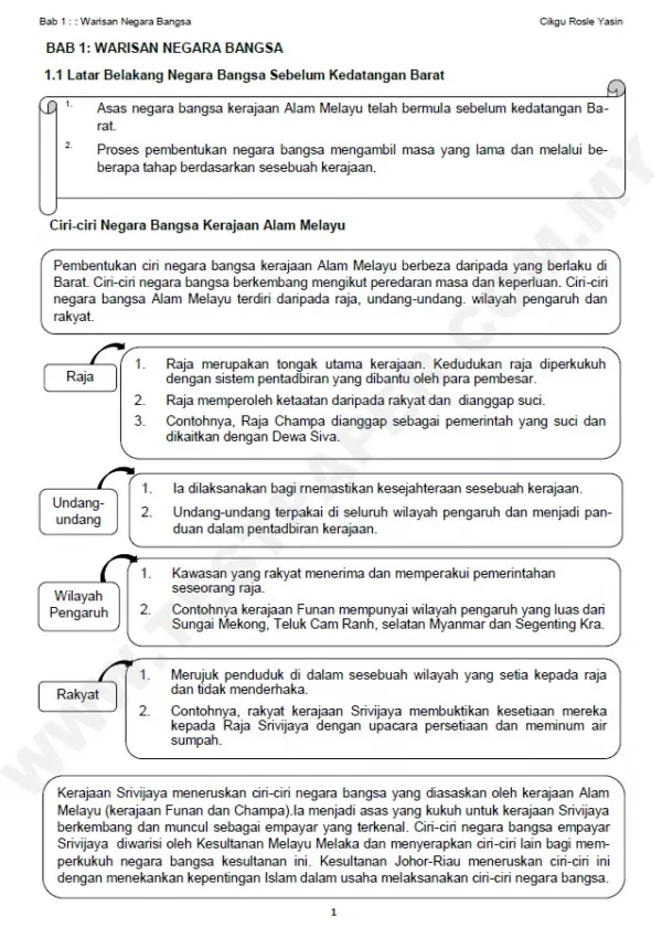 Soalan Latihan Sejarah Tingkatan 4 KSSM