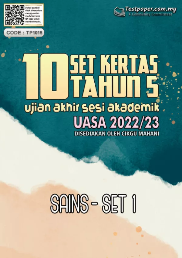 Soalan Ujian Akhir Tahun UASA Tahun 5 2022-2023