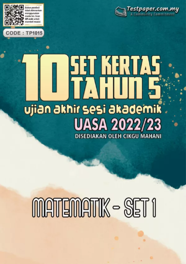 Soalan Ujian Akhir Tahun UASA Tahun 5 2022-2023