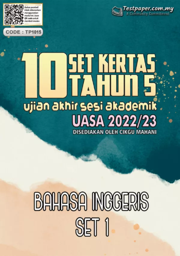 Soalan Ujian Akhir Tahun UASA Tahun 5 2022-2023