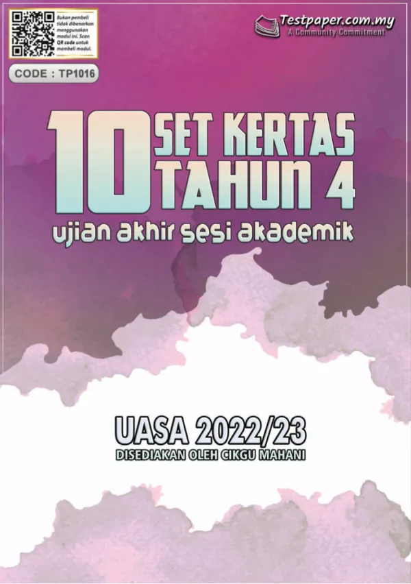 Soalan Ujian Akhir Tahun UASA Tahun 4 2022-2023