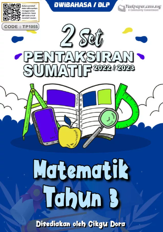 Soalan Ujian Sumatif Matematik Tahun 3 2023 DLP