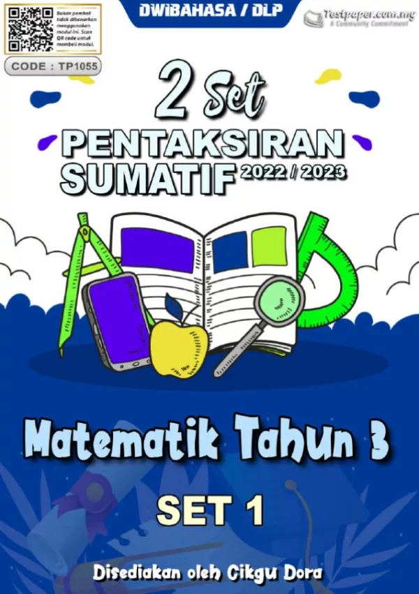 Soalan Ujian Sumatif Matematik Tahun 3 2023 DLP