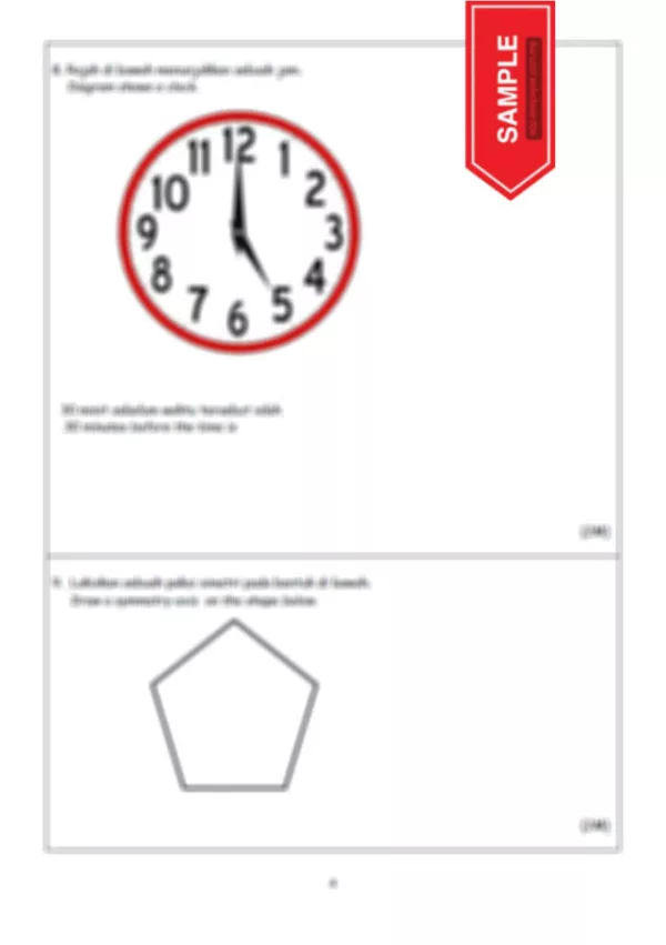 Soalan Ujian Sumatif Matematik Tahun 3 2023 DLP