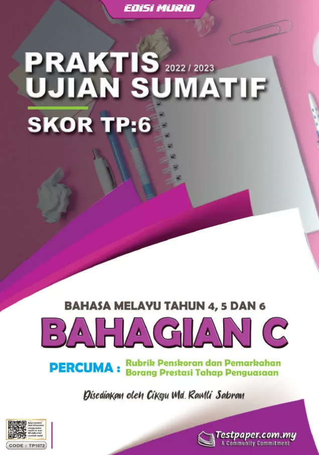 Soalan Latihan Bahasa Melayu Bahagian C Tahap 2 UASA