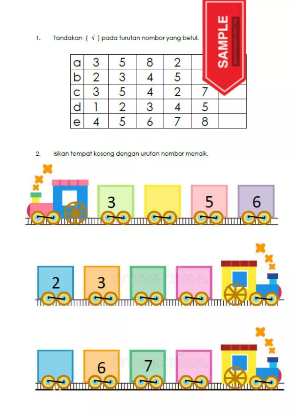 Soalan Latihan Matematik Pendidikan Khas Bab 2 Tahun 1