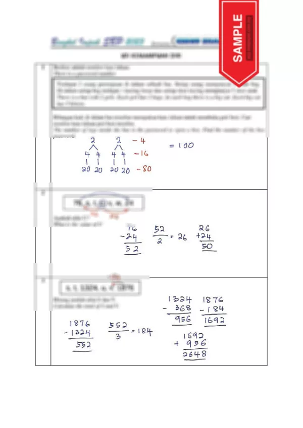 Soalan Latihan dan Nota Matematik PSKP SBP 2023 Siri 1