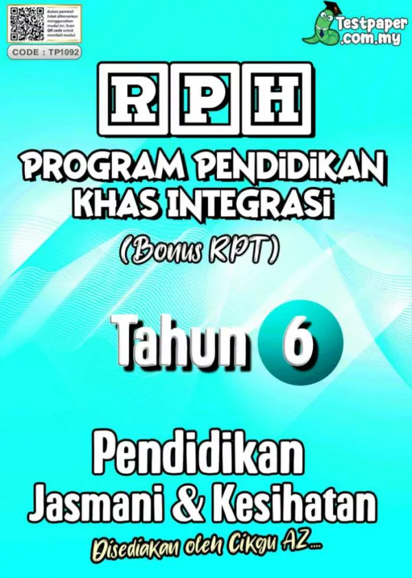 RPH dan RPT PPKI Pendidikan Jasmani Kesihatan Tahun 6 TS25