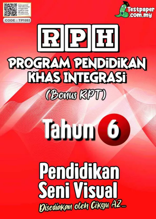 RPH dan RPT PPKI Pendidikan Seni Visual Tahun 6 TS25