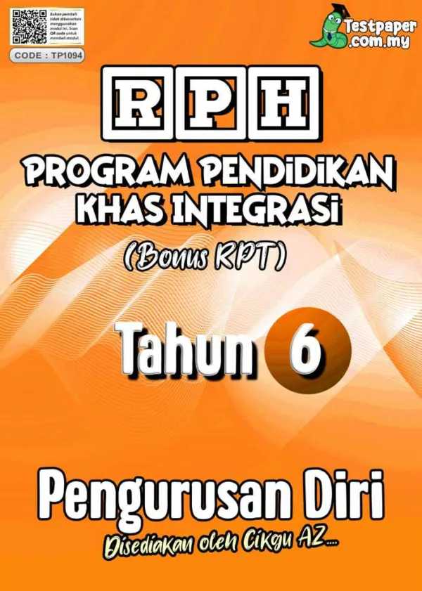 RPH dan RPT PPKI Pengurusan Diri Tahun 6 TS25