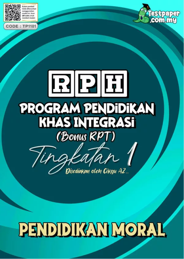 RPH dan RPT PPKI Pendidikan Moral Tingkatan 1