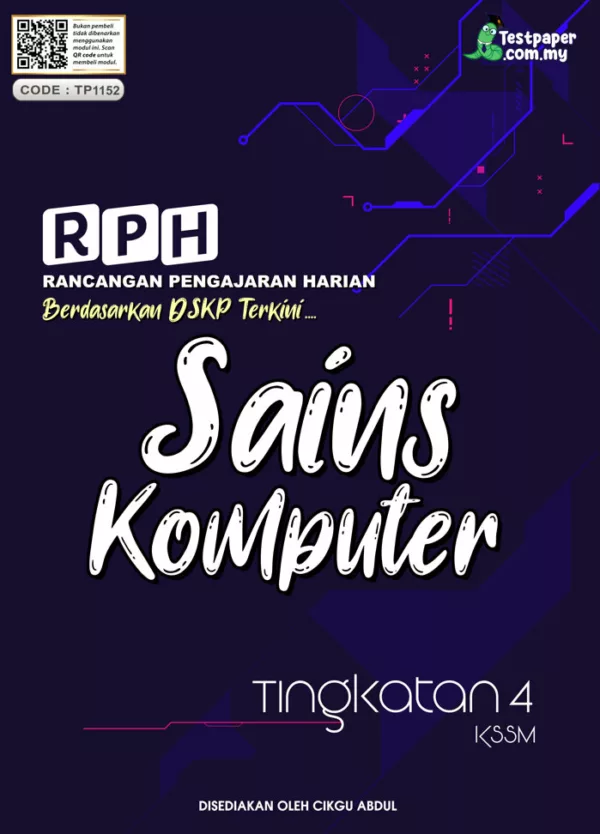 RPH Sains Komputer Tingkatan 4 KSSM