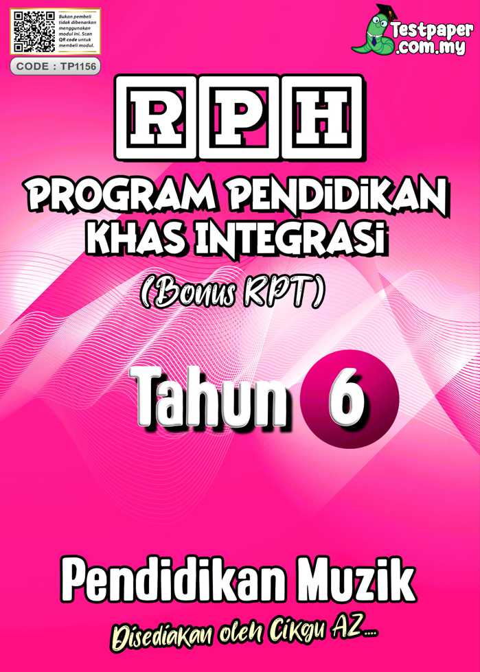 RPH dan RPT PPKI Pendidikan Muzik Tahun 6 TS25