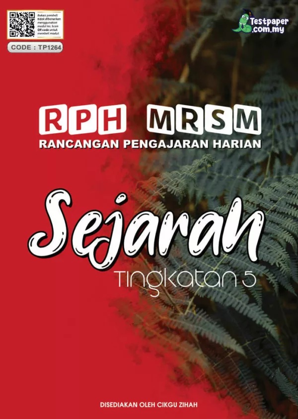 RPH Sejarah Tingkatan 5 MRSM