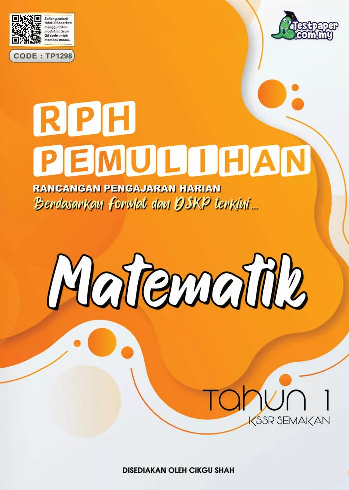 RPH Pemulihan Matematik Tahun 1