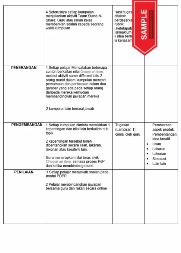 RPH Pendidikan Moral Tingkatan 2 MRSM