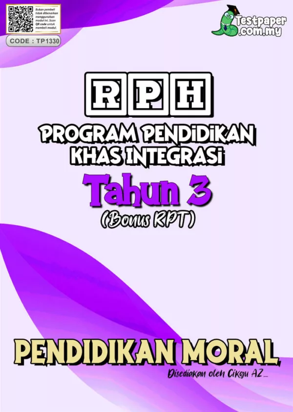 RPH dan RPT PPKI Pendidikan Moral Tahun 3 TS25