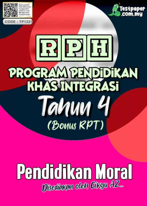 RPH dan RPT PPKI Pendidikan Moral Tahun 4 TS25