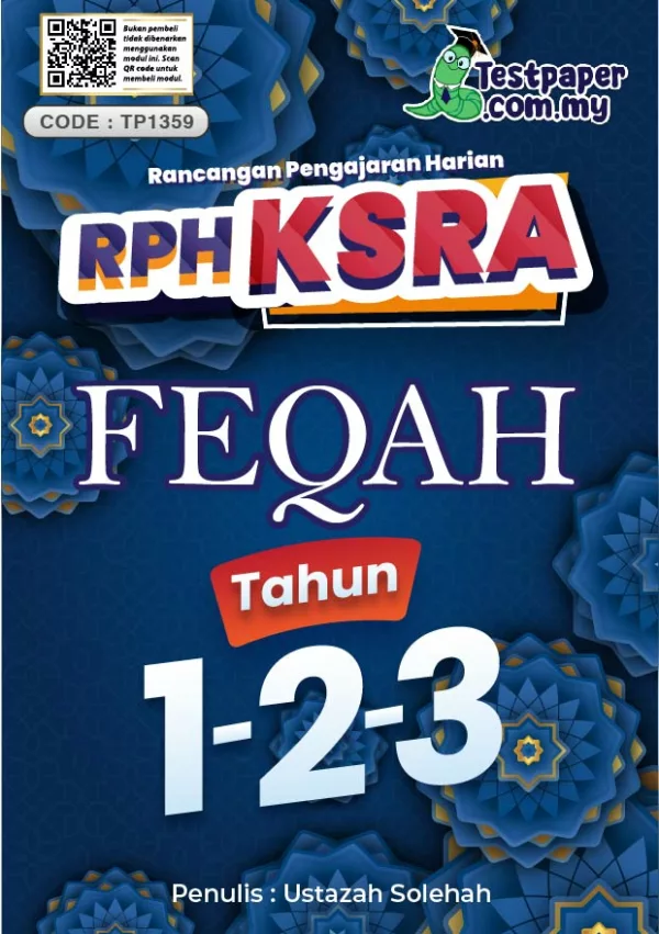 RPH Feqah Tahun 1-2 dan 3 KSRA