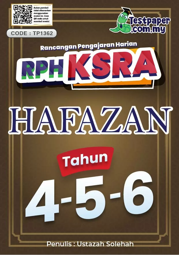 RPH Hafazan Tahun 4-5 dan 6 KSRA