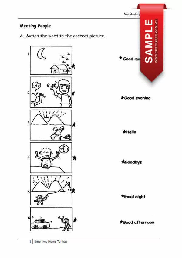 Latihan Vocabulary dan Tatabahasa BI Tahun 2