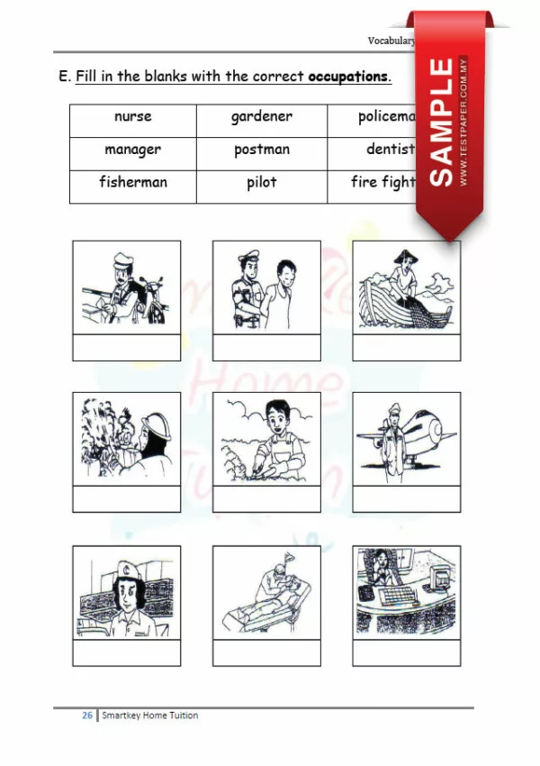 Latihan Vocabulary dan Tatabahasa BI Tahun 2