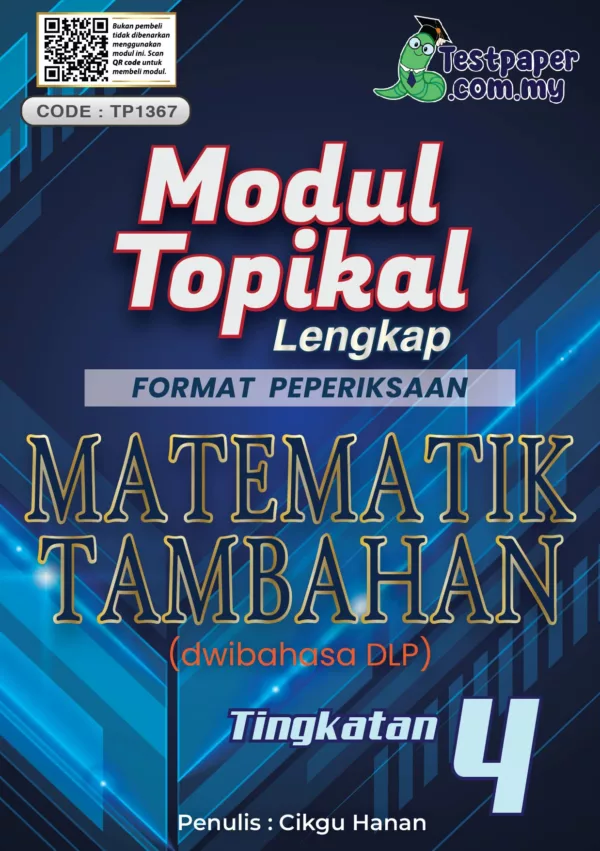 Soalan Ujian Matematik Tambahan Tingkatan 4 DLP