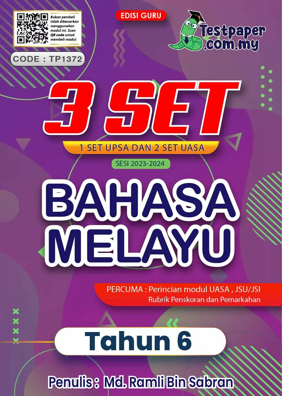 Ujian UASA dan UPSA Bahasa Melayu Tahun 6 2023-2024