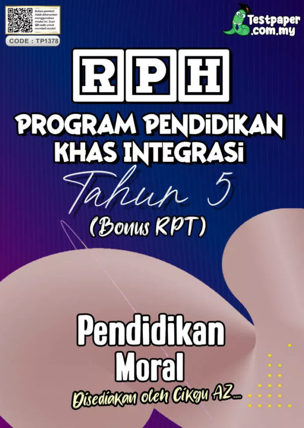 RPH dan RPT PPKI Pendidikan Moral Tahun 5 TS25