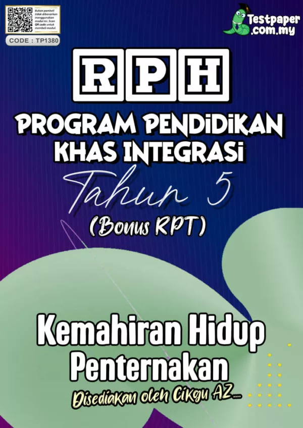 RPH dan RPT PPKI Kemahiran Hidup Penternakan Tahun 5 TS25