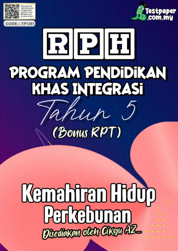 RPH dan RPT PPKI Kemahiran Hidup Perkebunan Tahun 5 TS25