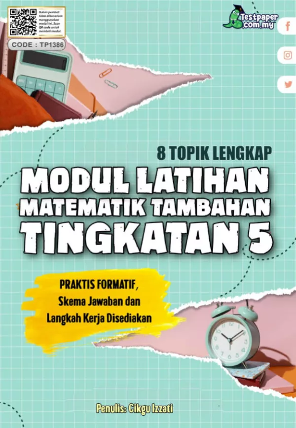 Soalan Latihan Matematik Tambahan Tingkatan 5 KSSM