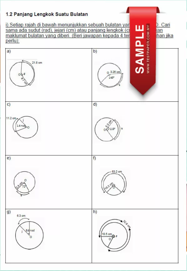 Soalan Latihan Matematik Tambahan Tingkatan 5 KSSM