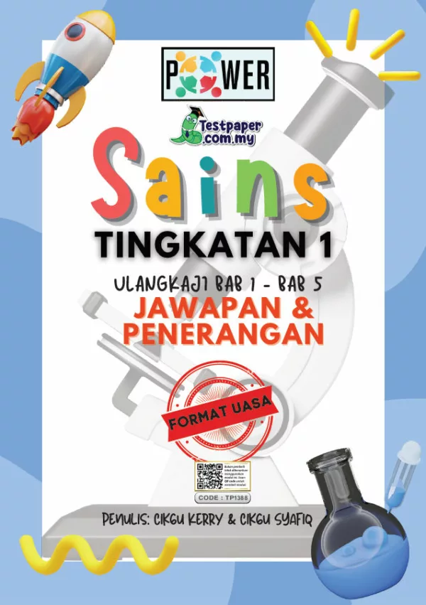 Soalan Latihan Sains Bab 1-5 Tingkatan 1 UASA