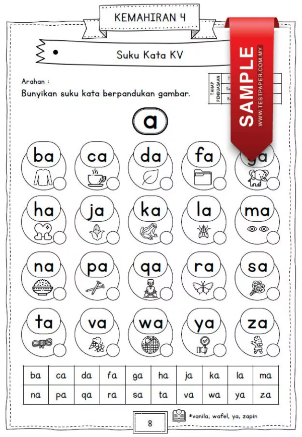 Latihan Mahir Bahasa Melayu Prasekolah dan Pemulihan