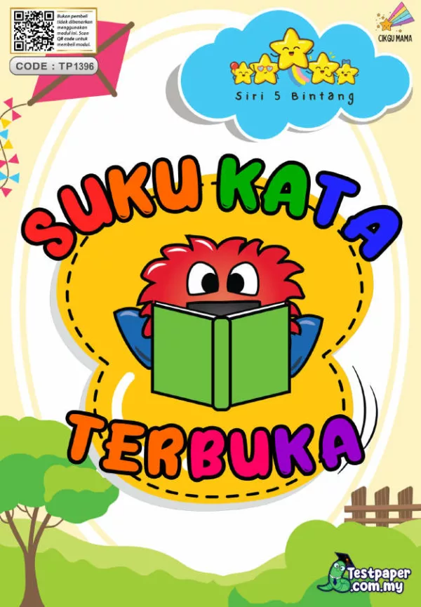 Download BBM Suku Kata Terbuka Prasekolah Dan Tadika 4-6 Tahun Yang ...