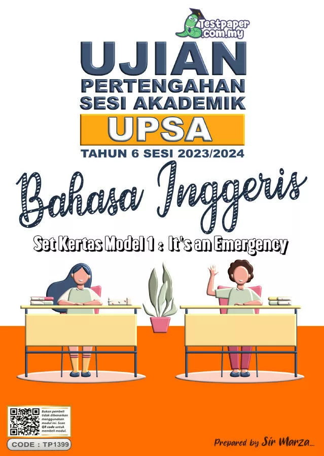 Soalan Ujian UPSA Bahasa Inggeris Bab 1 Tahun 6