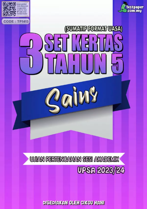 Soalan Ujian Pertengahan Tahun Sains Tahun 5 2023