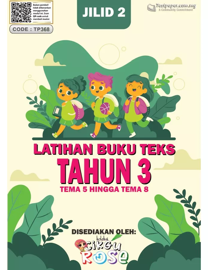 Download Soalan Latihan BM Bab 5-8 Tahun 3 Jilid 2 yang Quality