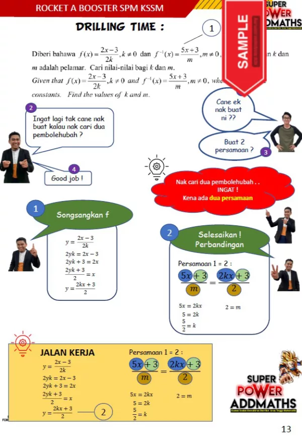 Download Nota dan Soalan Latihan Add Math SPM 1 yang Awesome