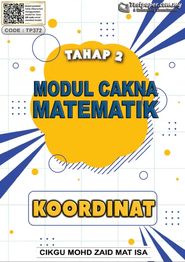 Download Soalan Latih Tubi Matematik Bab Koordinat Tahap 2 yang Sangat Interesting