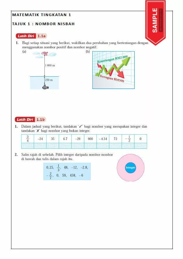 Download Soalan Latihan Matematik Tingkatan 1 Bab Nisbah KSSM yang Quality