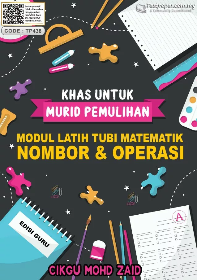 Soalan Latihan Matematik Murid Pemulihan Bab Nombor dan Operasi