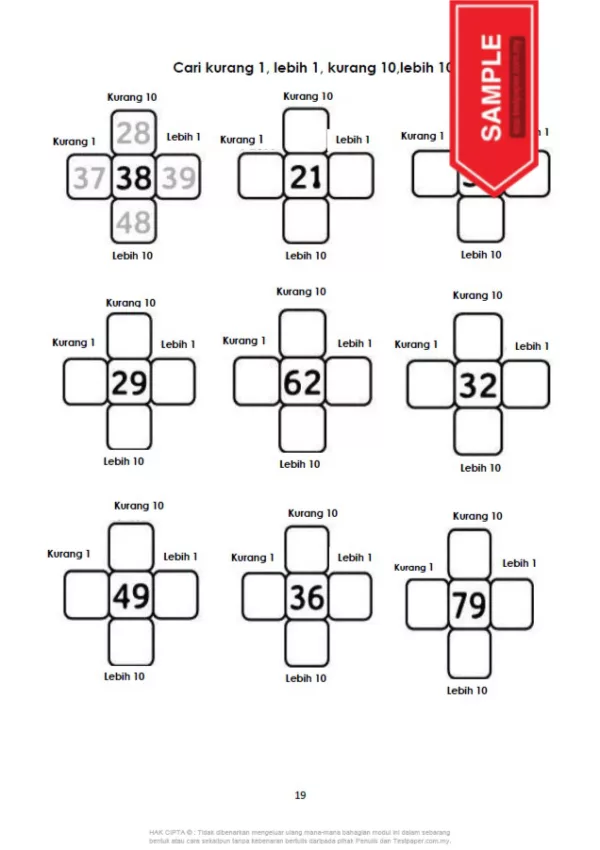 Soalan Latihan Matematik Tahun 1 Jilid 1